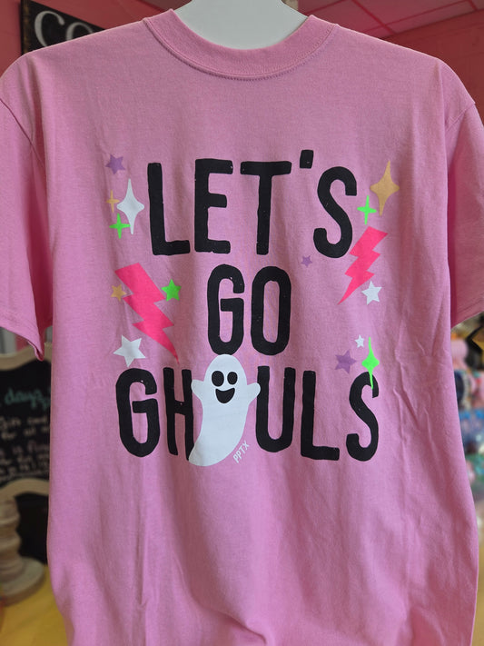 Halloween Graphic T-Shirt Let's Go Gouls